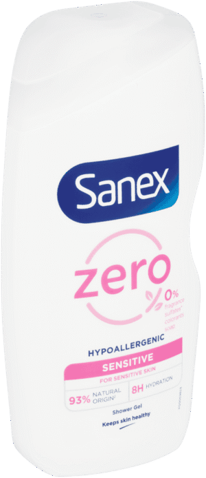 Sanex Zero% Sensitive Hypoallergenic Shower Gel 500ml