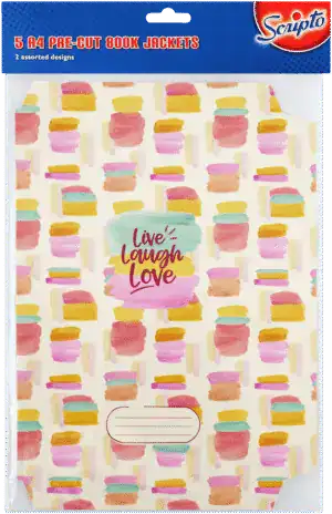 Scripto A4 Pre-Cut Book Jackets 5s