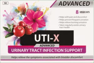 image-0 Uti-x Advanced Urinary Tract Infection Support Vegecaps 8pk