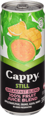 Cappy Breakfast Blend 100% Still Fruit Juice Blend 330ml