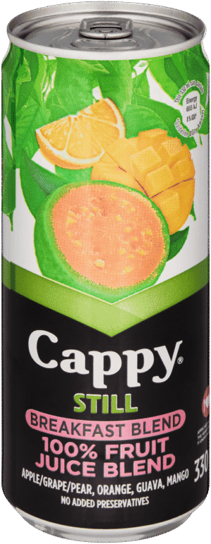 Cappy Breakfast Blend 100% Still Fruit Juice Blend 330ml