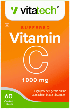 Vitatech 1000mg Vitamin C Coated Tablets 60pk