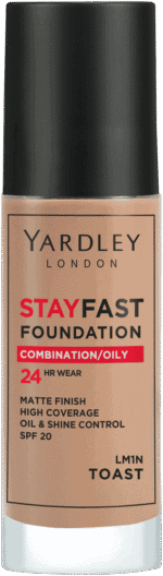 Yardley Stayfast Toast SPF 20 24HR Foundation 30ml
