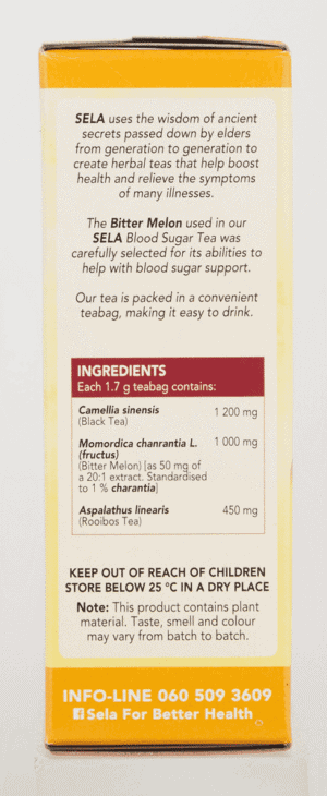 SELA Blood Sugar Tea 20pk
