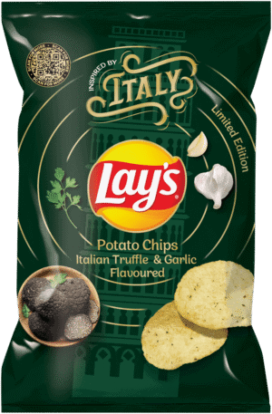 Lay's Italian Truffle & Garlic Flavoured Limited Edition Potato Chips 120g