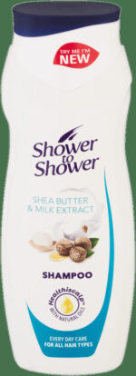 Shower To Shower Shea Butter & Milk Extract Shampoo 400ml