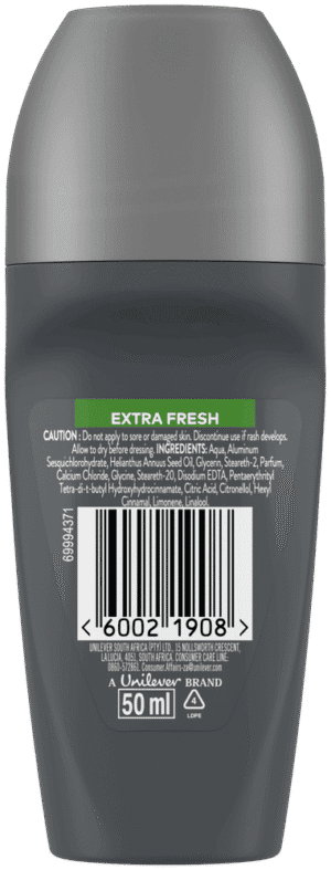 Dove Men+care Extra Fresh Antiperspirant Roll-On Deodorant 50ml