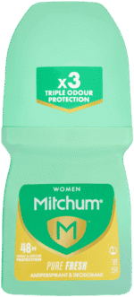 Mitchum Women Pure Fresh Antiperspirant & Deodorant Roll-On 50ml