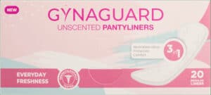 Gynaguard Regular Unscented Pantyliners 20pk