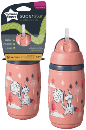 Tommee Tippee Superstar Insulated Straw Cup 266ml