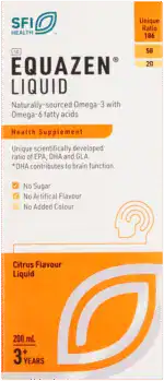 Equazen Citrus Flavour Liquid Omega 200ml