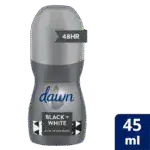 Dawn MEN Men Black and White Antiperspirant Roll-On Deodorant 45ml
