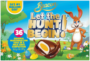 Beacon Milk Chocolate Marshmallow Eggs 36 x 16.5g