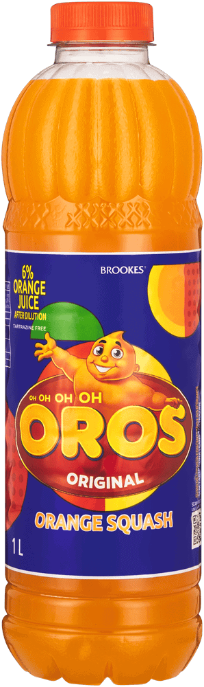 image-0 Brookes Oros Orange Squash 1L