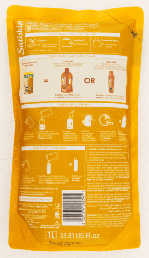 Satiskin Moisturising Cocoa Butter Concentrated Bubble Bath Refill 1L