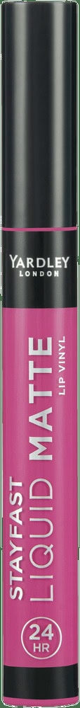 Yardley Stayfast Killer Pink 24HR Liquid Matte Lip Vinyl 8ml