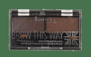 Rimmel Brow This Way Dark Brown Brow Sculpting Kit 1s