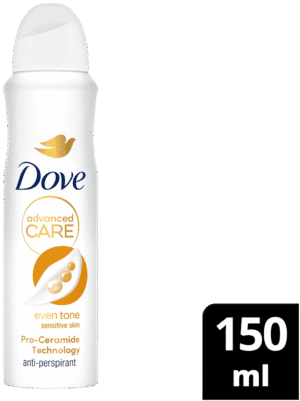 Dove Eventone Sensitive Skin Anti-Perspirant Body Spray 150ml