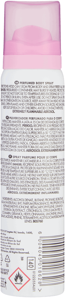 Revlon Pink Happiness Perfumed Body Spray 90ml