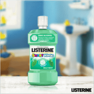 Listerine Smart Rinse Mild Mint Kids Mouthwash 500ml