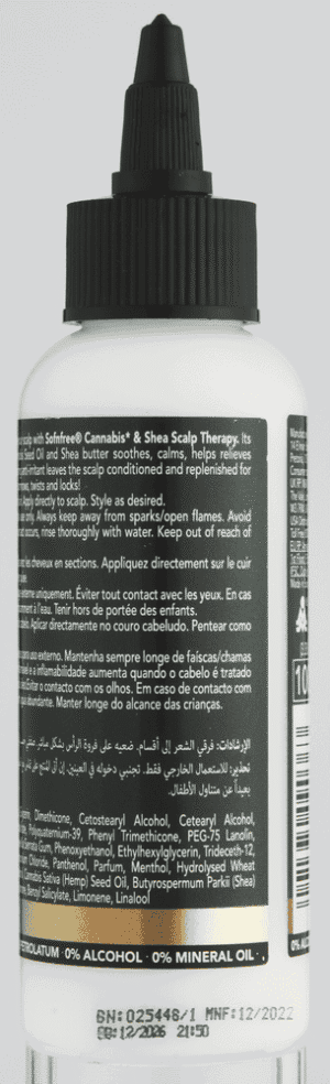 Sofnfree Cannabis & Shea Butter Scalp Therapy 100ml