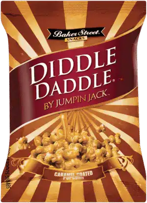 Baker Street Snacks Diddle Daddle Caramel Coated Popcorn 45g