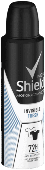Shield Men Invisible Fresh Antiperspirant Deodorant Body Spray 150ml