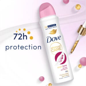 Dove Eventone Even Tone Skin Renew Anti-Perspirant Deodorant Body Spray 150ml