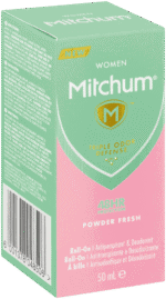 Mitchum Women Powder Fresh Antiperspirant & Deodorant Roll-On 50ml
