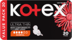 Kotex Normal Ultra Thin Sanitary Pads with Wings 20pk