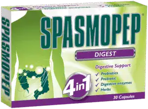 Spasmopep 4-in-1 Digestive Support Capsules 30pk