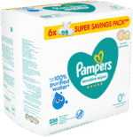 Pampers Sensitive Baby Wipes 6 x 56pk