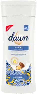 Dawn Vitamin E and Argan Oil Firming Repairing Body Lotion Helps Reduce Stretch Marks 400ml