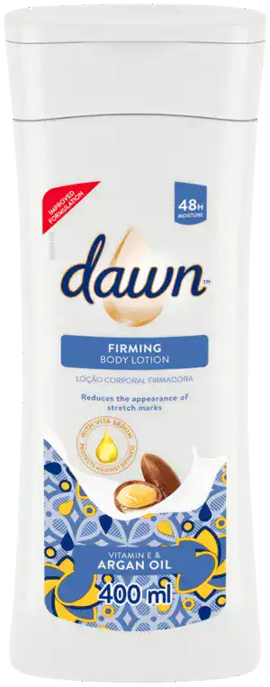 Dawn Vitamin E and Argan Oil Firming Repairing Body Lotion Helps Reduce Stretch Marks 400ml