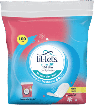 Lil-lets SmartFit Scented Pantyliners 100s
