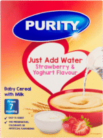 Purity Strawberry & Yoghurt Flavour Baby Cereal with Milk 200g