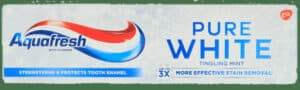 Aquafresh Pure White Tingling Mint Toothpaste 75ml