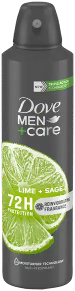 Dove Men+Care Lime & Sage Anti-Perspirant Spray 150ml