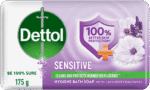 Dettol Sensitive Hygiene Bath Soap Bar 175g