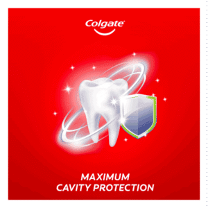 Colgate Maximum Cavity Protection Regular Flavour Fluoride & Calcium Toothpaste Value Pack 2 x 100ml
