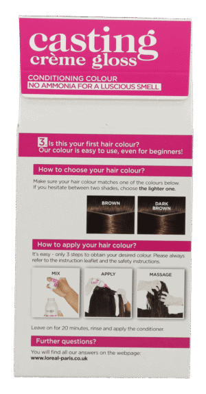 L'oreal CASTING CREME GLOSS DARK BROWN 400