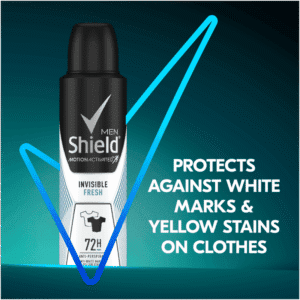 Shield Men Invisible Fresh Antiperspirant Deodorant Body Spray 150ml