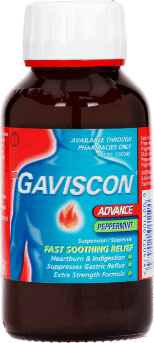 Gaviscon Advance Peppermint Antacid Liquid 200ml