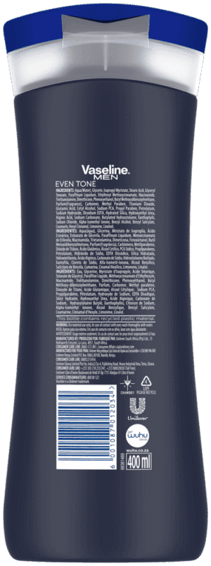 Vaseline MEN Men Even Tone Moisturizing Body Lotion for All Skin Types 400ml