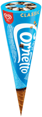 OLA Cornetto Classic Cream Flavoured Frozen Dessert Cone 120ml