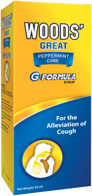 Woods' Great Peppermint Cure G Formula Cough Syrup 50ml