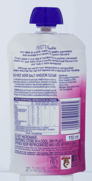 Purity From 6 Months Mixed Berries Fruit 110ml