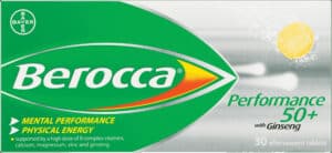 Berocca Performance 50+ Effervescent Tablets 30pk