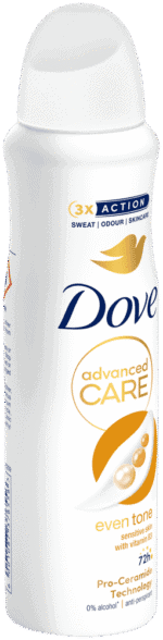 Dove Eventone Sensitive Skin Anti-Perspirant Body Spray 150ml