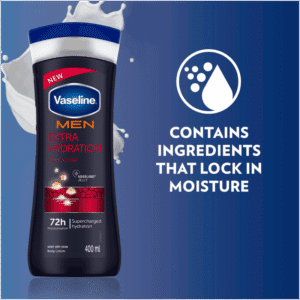 Vaseline Men Extra Hydration Body Lotion 400ml